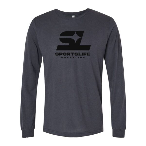 Dark Gray Triblend Long Sleeve Shirt